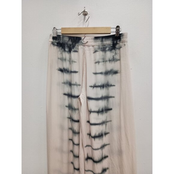 Young Fabulous & Broke Women Pants Small Tie Dye Slit Wide Leg Hippie BOHO - Picture 5 of 8